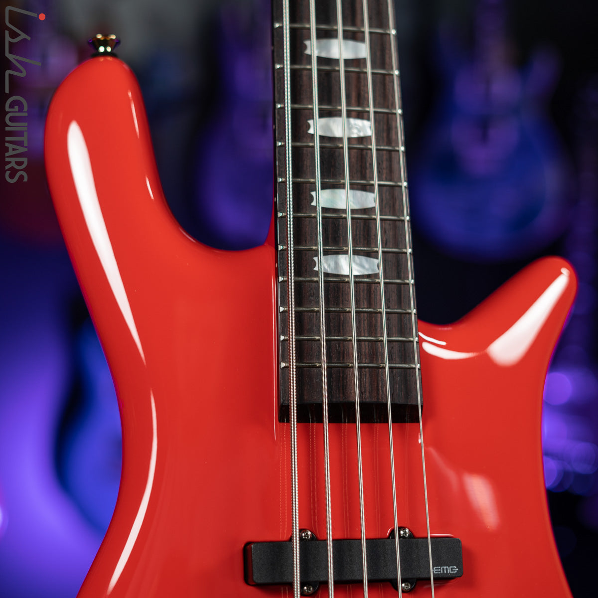 Spector Euro 5 String Spector Euro 5 Classic 5-String Bass Red Gloss Demo – Ish Guitars