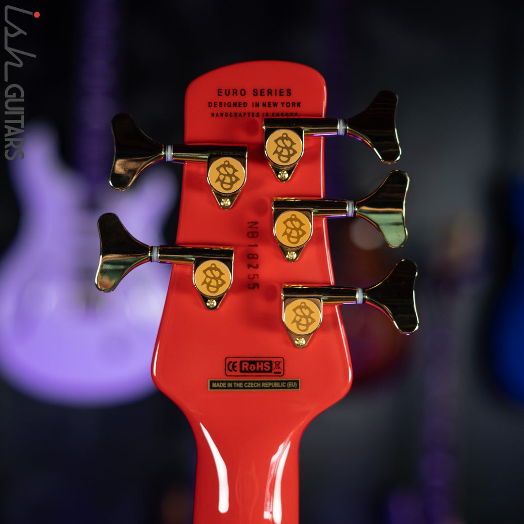 Spector Euro 5 Classic 5-String Bass Red Gloss Demo
