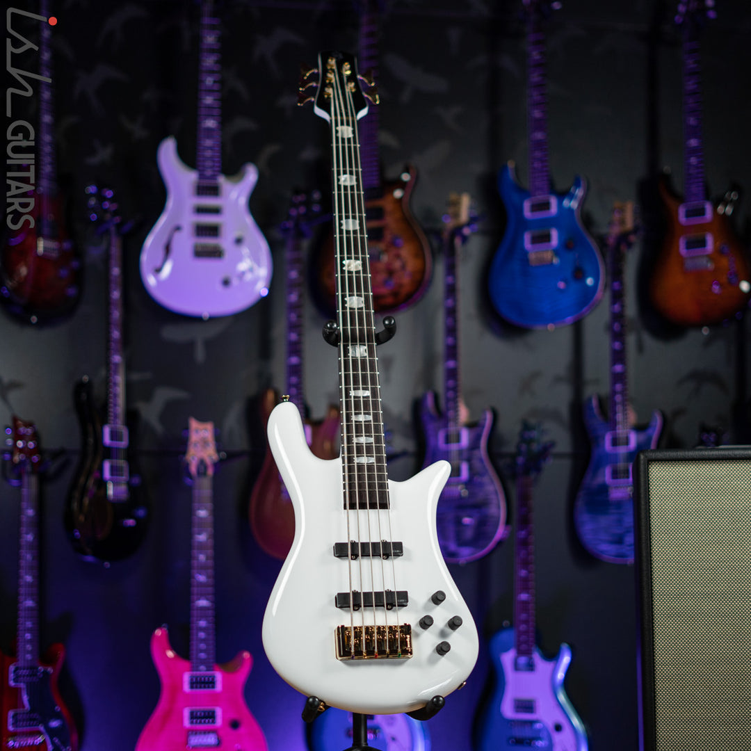 Spector Euro 5 Classic 5-String Bass White Gloss Demo