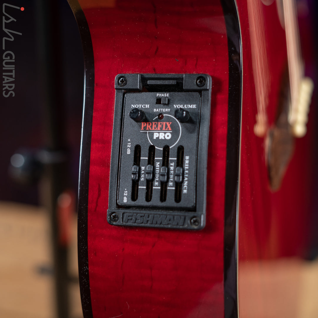 1998 Gibson EC-10 Acoustic-Electric Guitar Standard Cherry