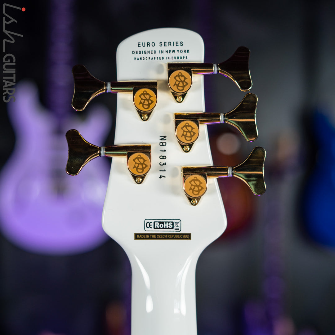 Spector Euro 5 Classic 5-String Bass White Gloss Demo