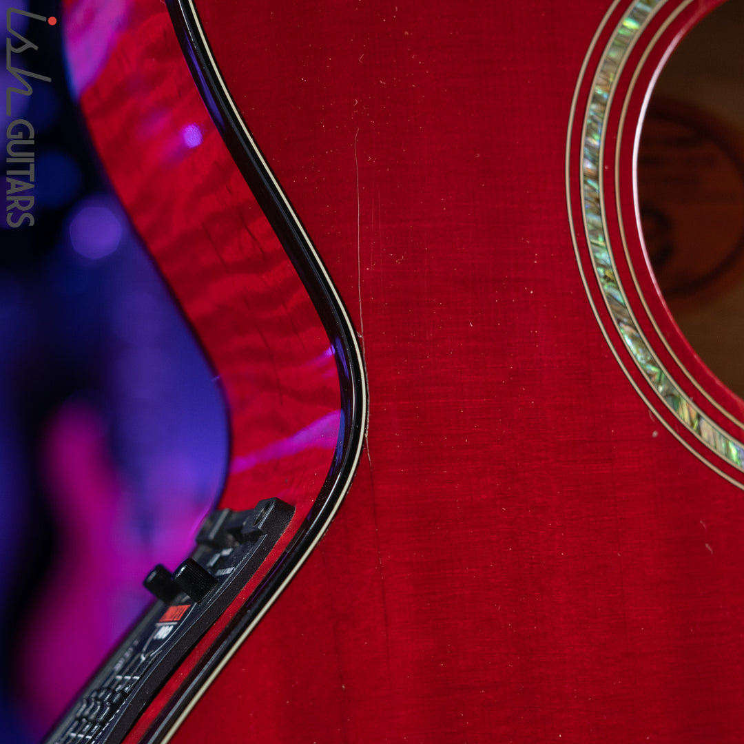 1998 Gibson EC-10 Acoustic-Electric Guitar Standard Cherry