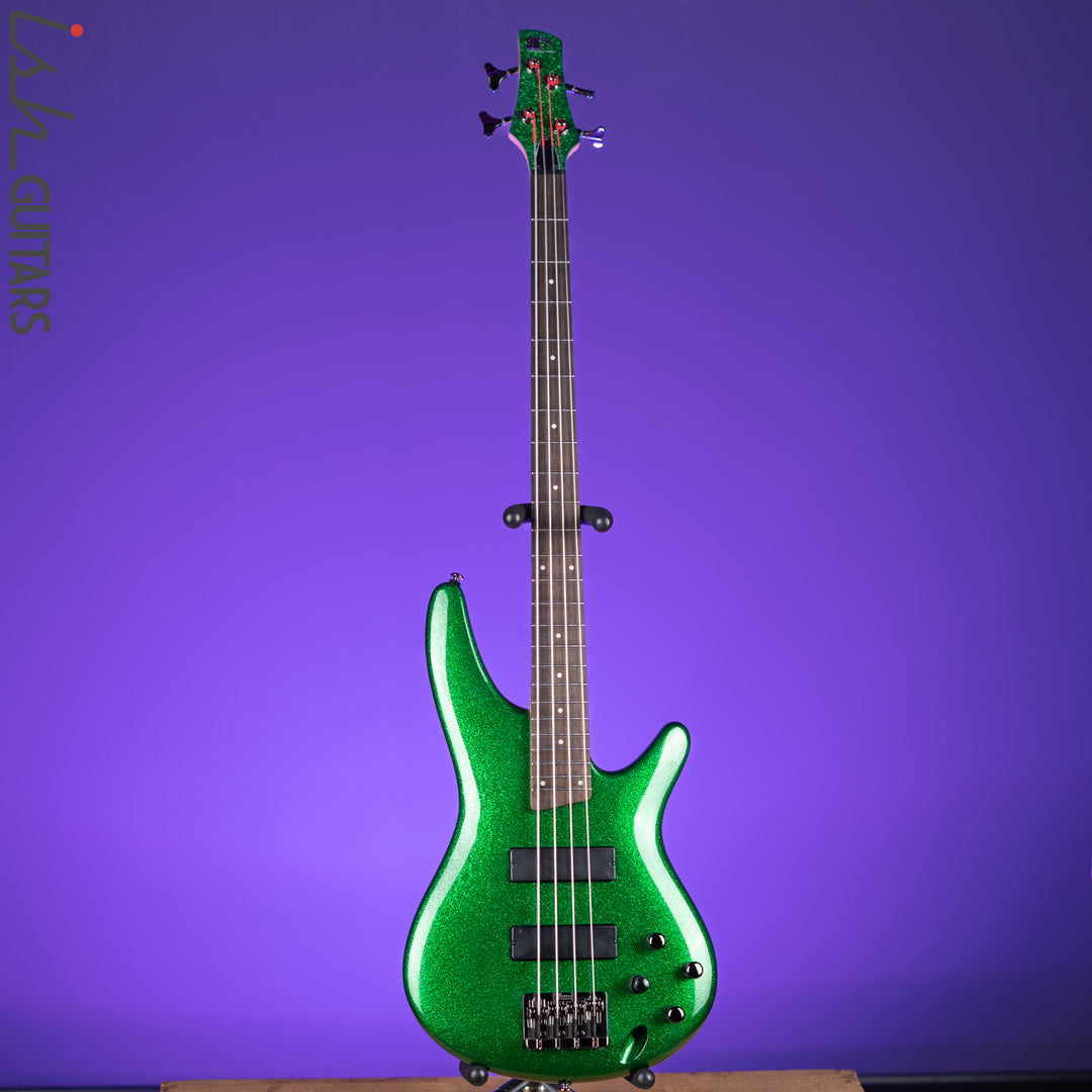 2009 Ibanez SR300 Bass Guitar Green Sparkle