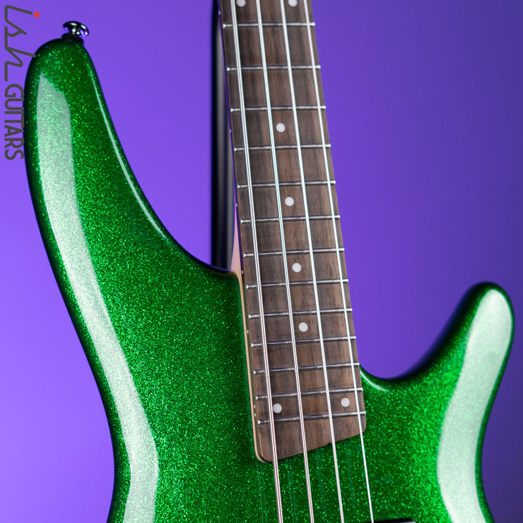 2009 Ibanez SR300 Bass Guitar Green Sparkle