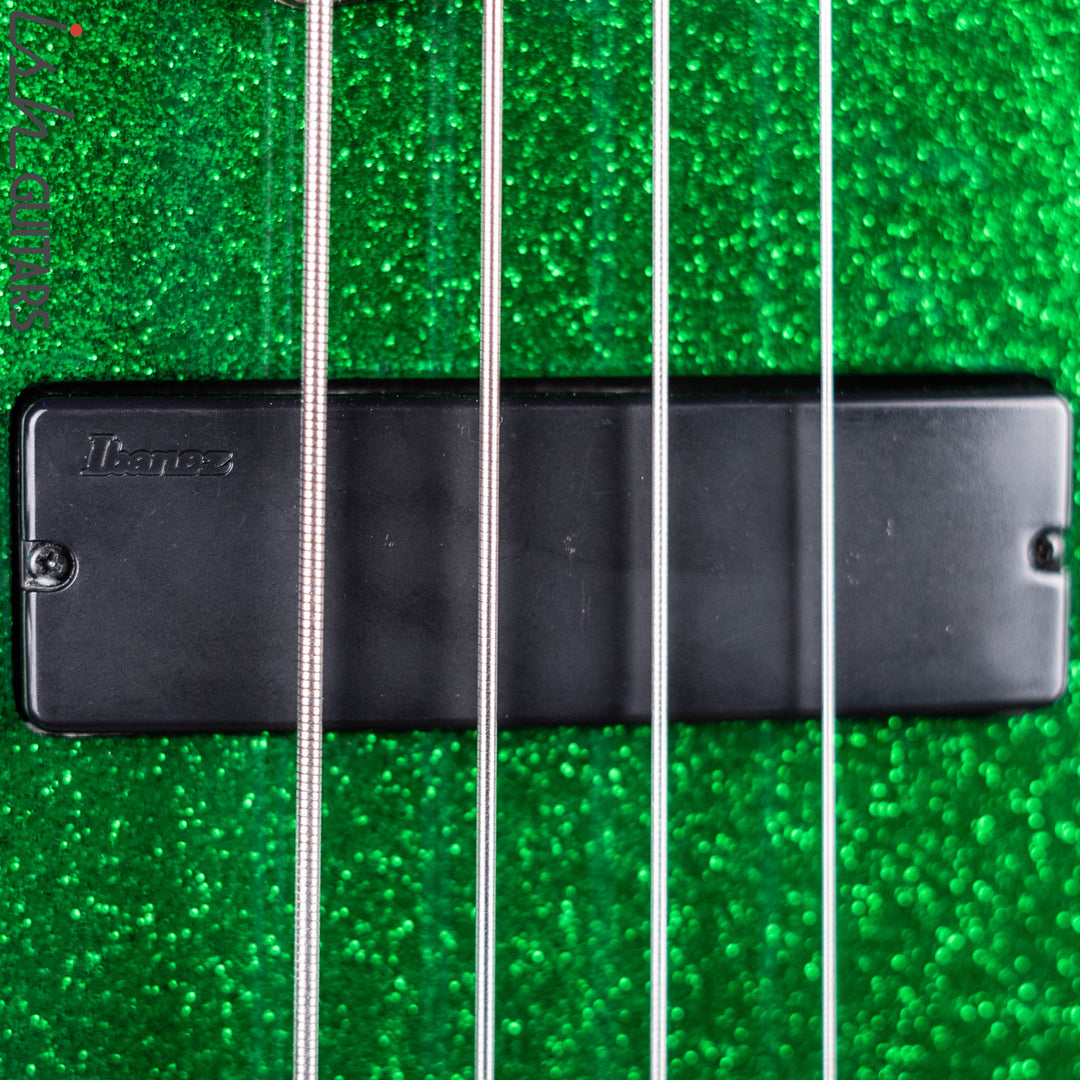 2009 Ibanez SR300 Bass Guitar Green Sparkle