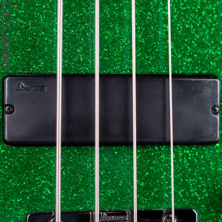 2009 Ibanez SR300 Bass Guitar Green Sparkle