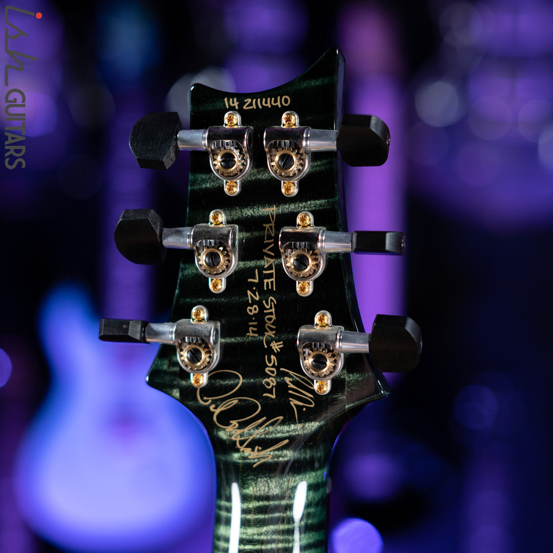 2014 PRS Private Stock Violin II Sage Smoked Burst