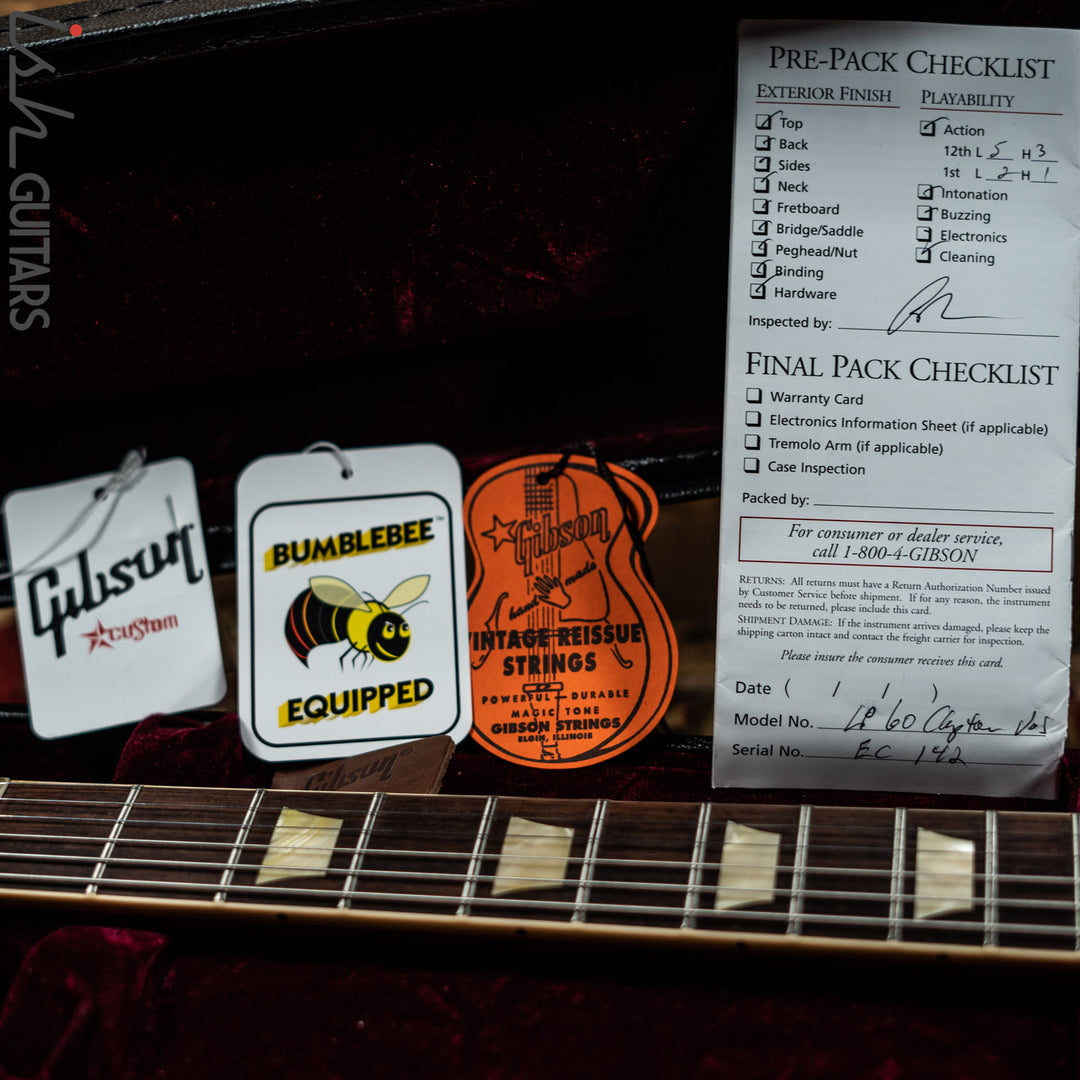 Gibson Custom Shop Eric Clapton “Beano” ‘60 Les Paul (V.O.S.) Reissue