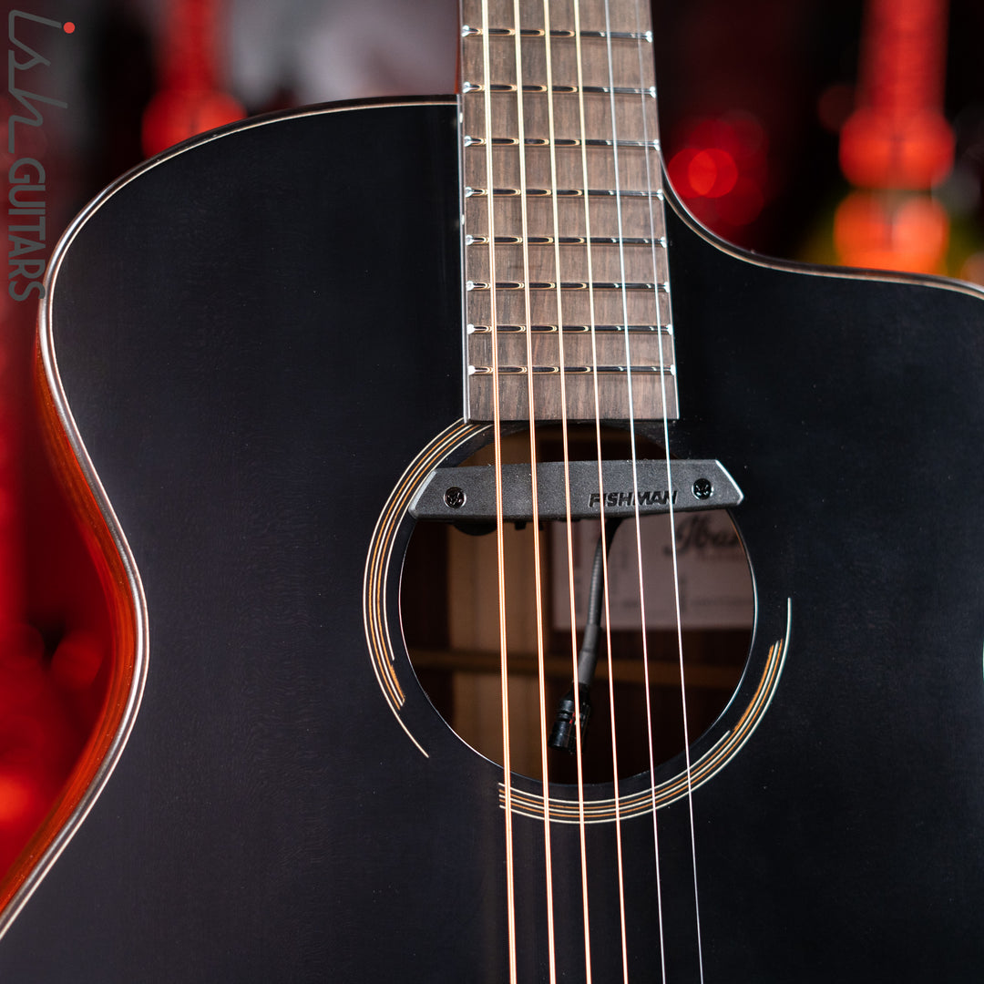 Ibanez John Gomm Signature JGM10 Acoustic-Electric Guitar Black Satin Demo
