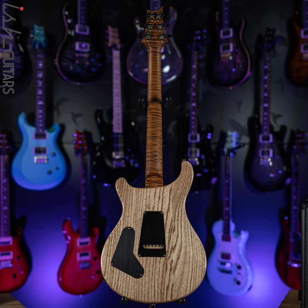 2021 PRS Wood Library Custom 24 10 Top Quilt Torrefied Maple Neck Natural Gloss
