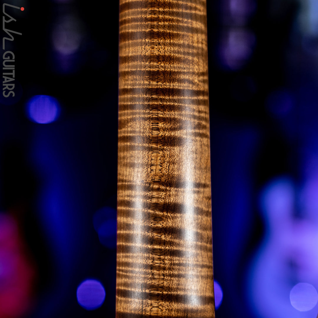 2021 PRS Wood Library Custom 24 10 Top Quilt Torrefied Maple Neck Natural Gloss