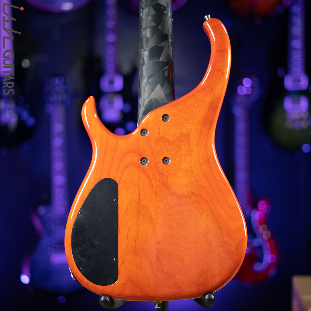 1998 Modulus Q5 Quantum 5-String Bass Orange Quilt