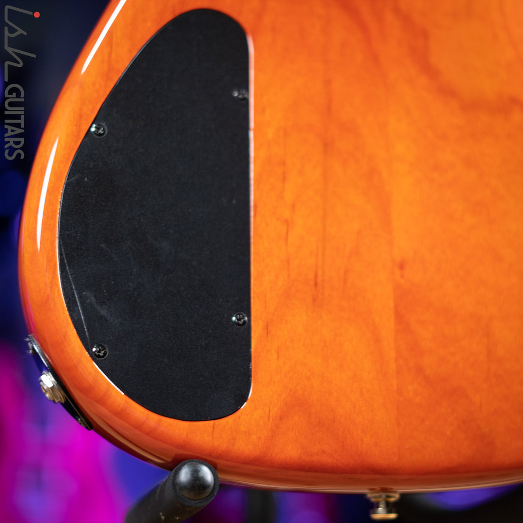 1998 Modulus Q5 Quantum 5-String Bass Orange Quilt