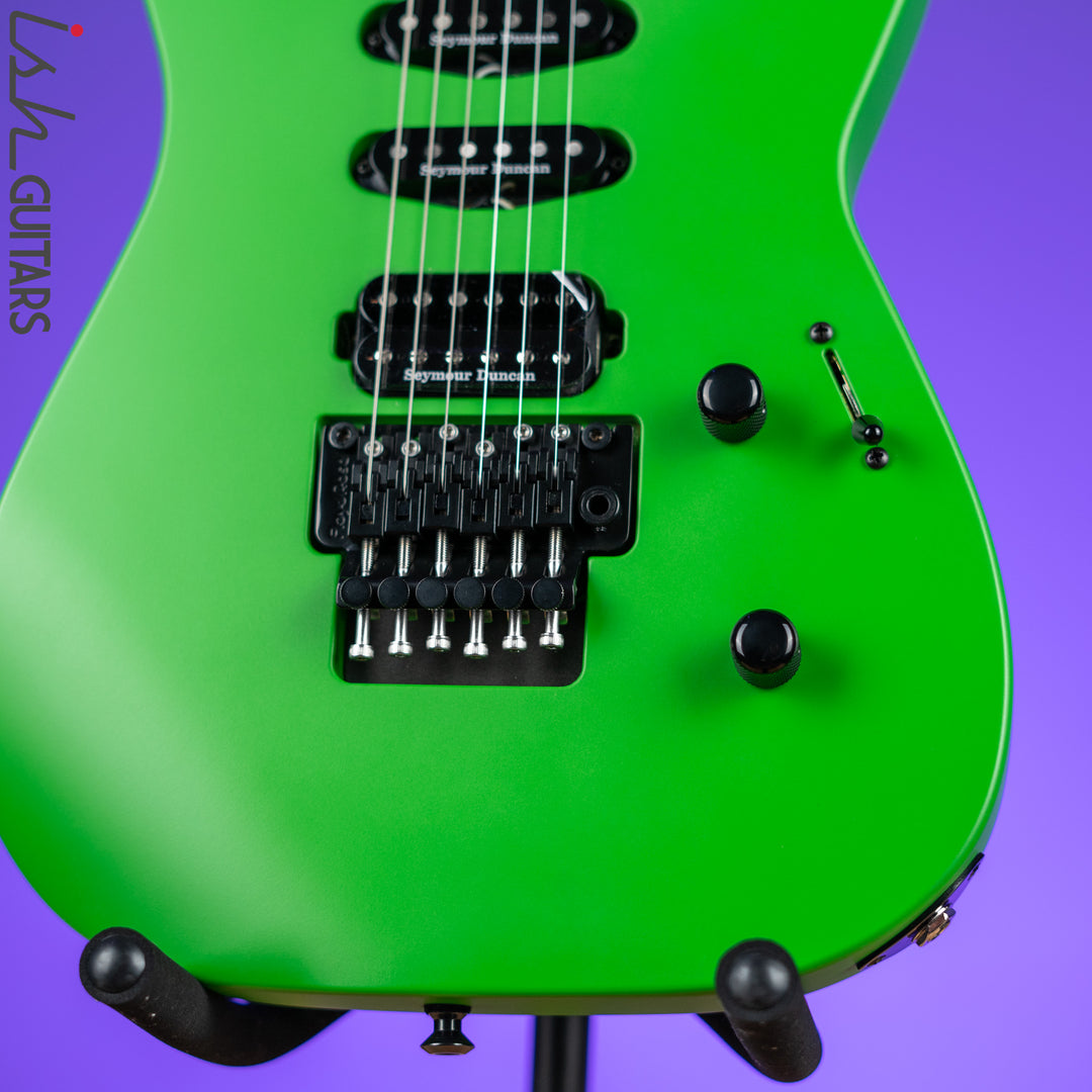 Jackson American Series Soloist SL3 Satin Slime Green Demo
