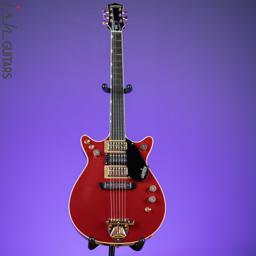 Gretsch G6131G Malcom Young LTD Raw Jet Vintage Firebird Red - *Lightly Aged* Demo