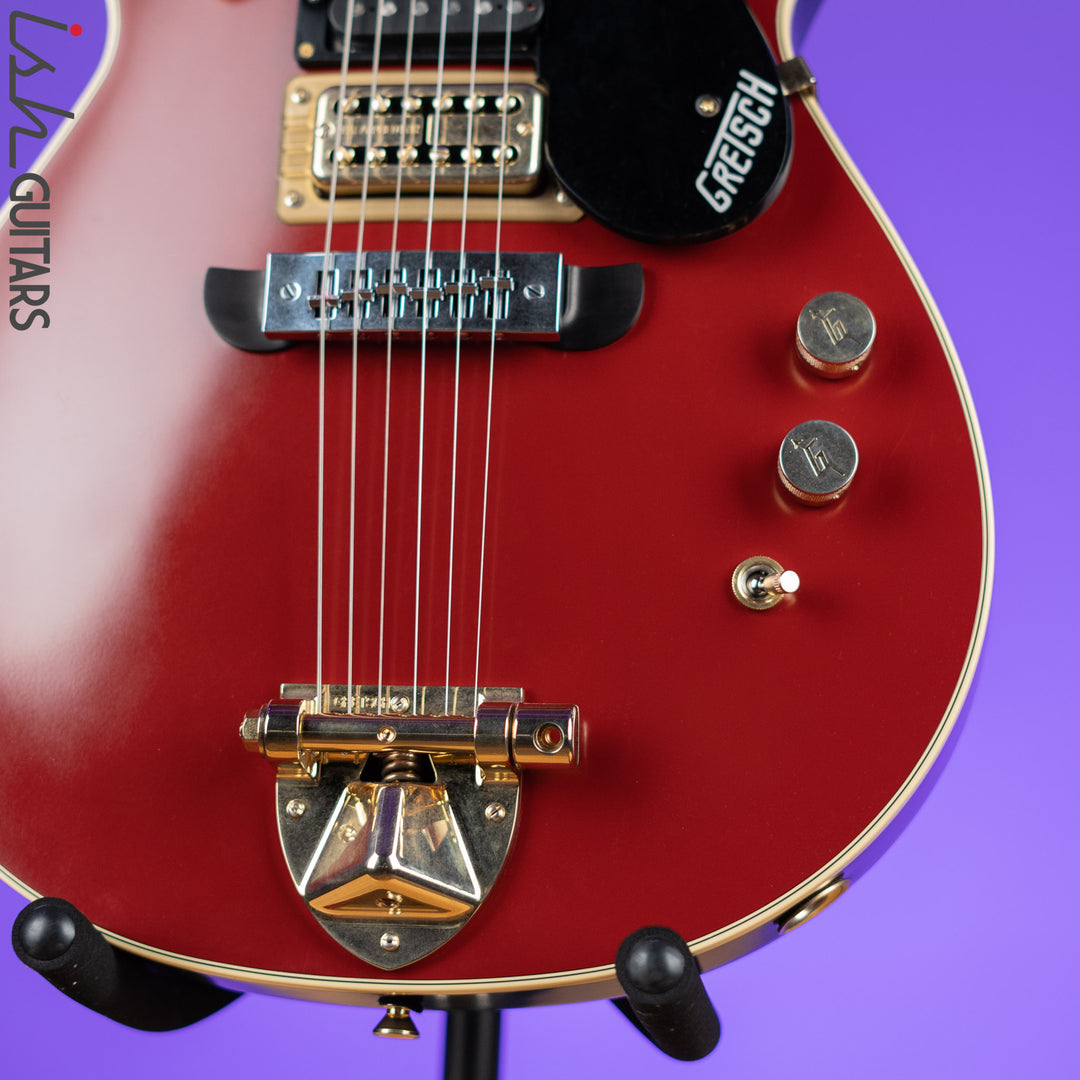 Gretsch G6131G Malcom Young LTD Raw Jet Vintage Firebird Red - *Lightly Aged* Demo