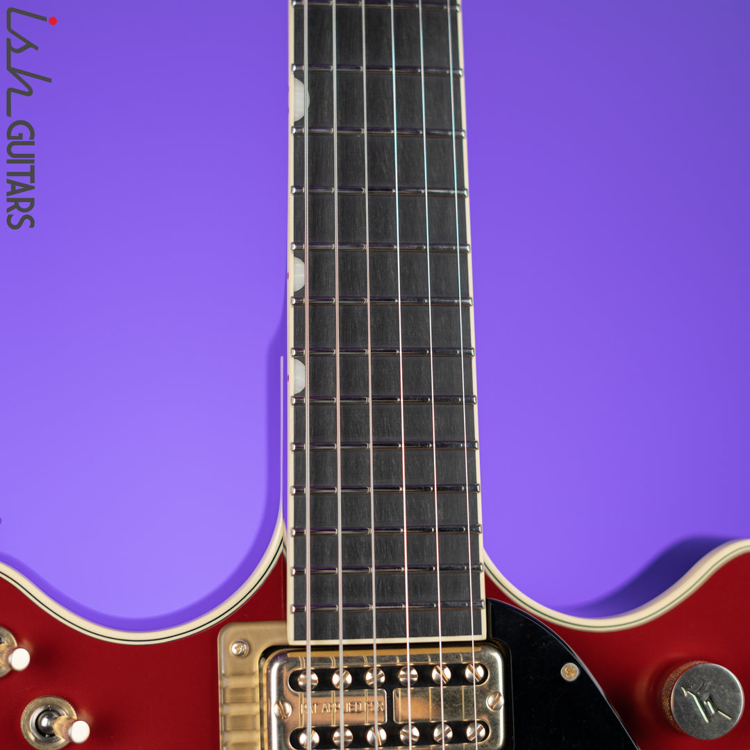 Gretsch G6131G Malcom Young LTD Raw Jet Vintage Firebird Red - *Lightly Aged* Demo