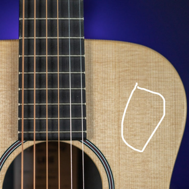 Martin LX1E Little Martin Acoustic-Electric Guitar Natural Satin - Blemished