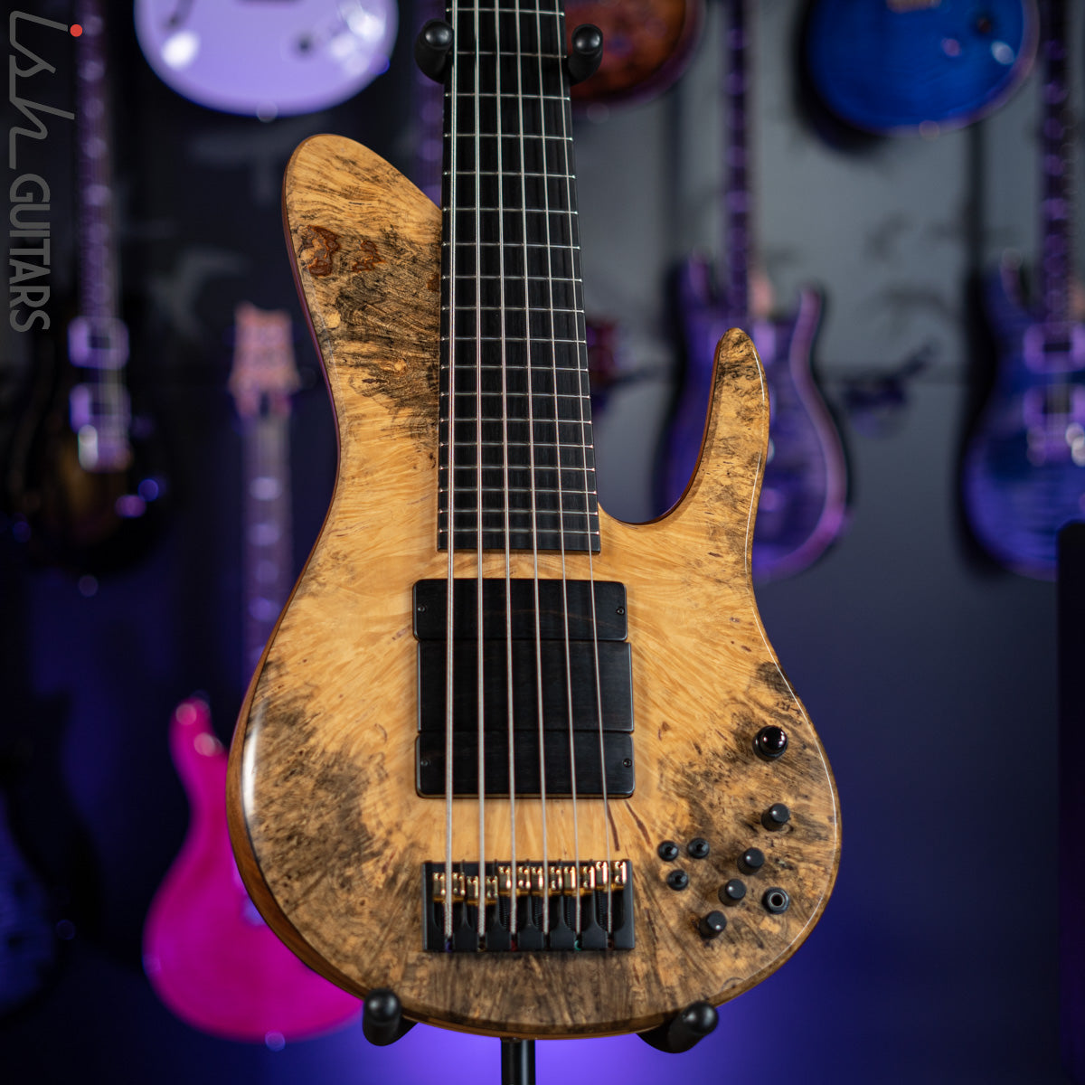 2006 Fodera Beez Elite 6 Singlecut 6-String Bass Natural Buckeye