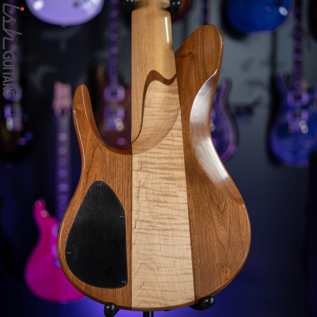 2006 Fodera Beez Elite 6 Singlecut 6-String Bass Natural Buckeye Burl