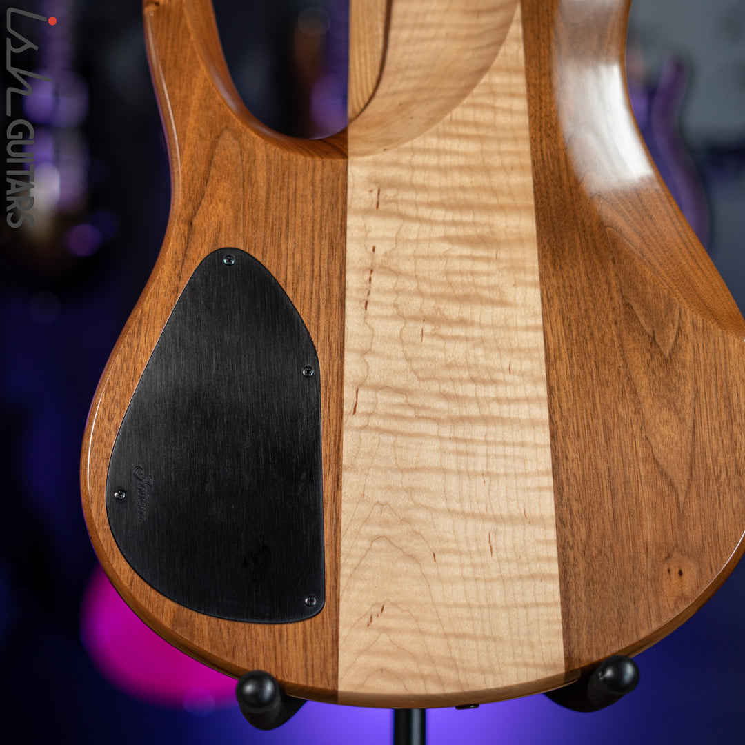 2006 Fodera Beez Elite 6 Singlecut 6-String Bass Natural Buckeye Burl