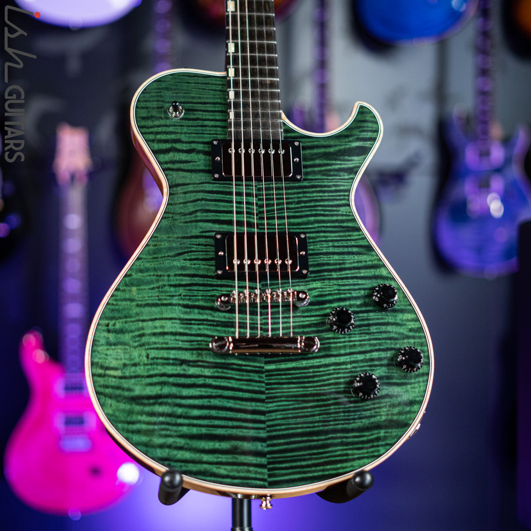 2021 Knaggs SSC Steve Stevens T1 Forest Green Natural Binding