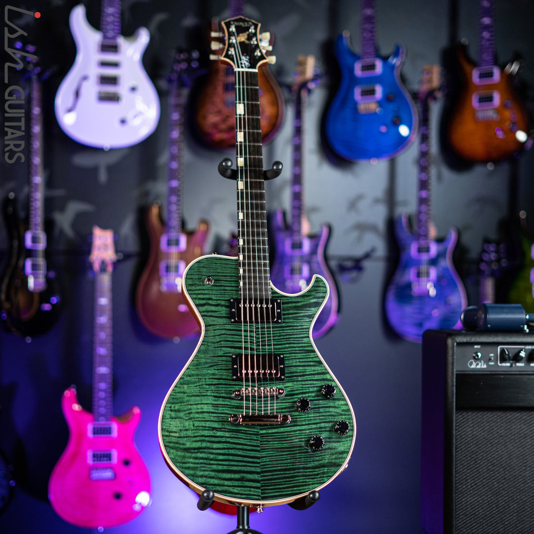 2021 Knaggs SSC Steve Stevens T1 Forest Green Natural Binding
