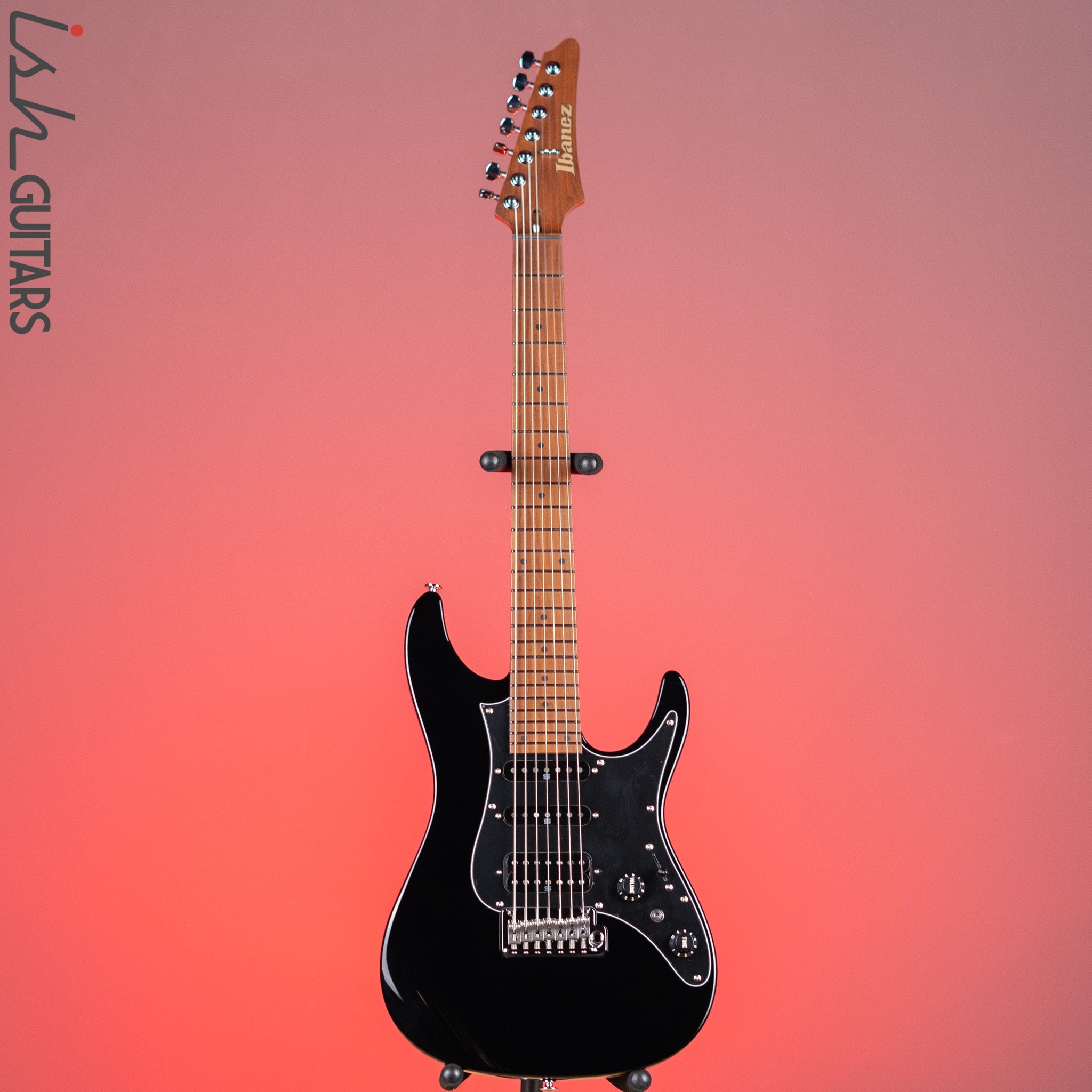 Ibanez AZ24047 Prestige 7-String Electric Guitar Black – Ish Guitars