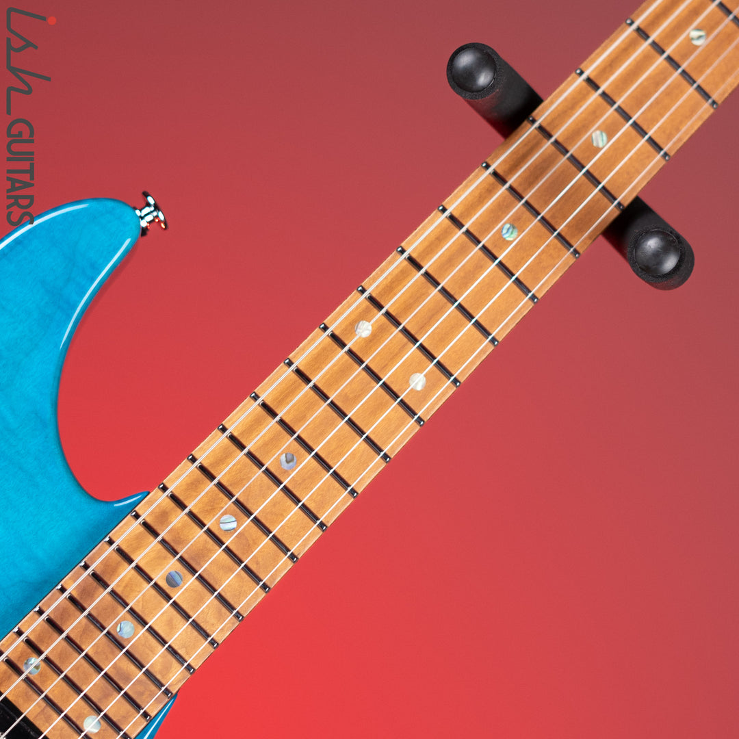 Ibanez Prestige Martin Miller MM1 Electric Guitar Transparent Aqua Blue