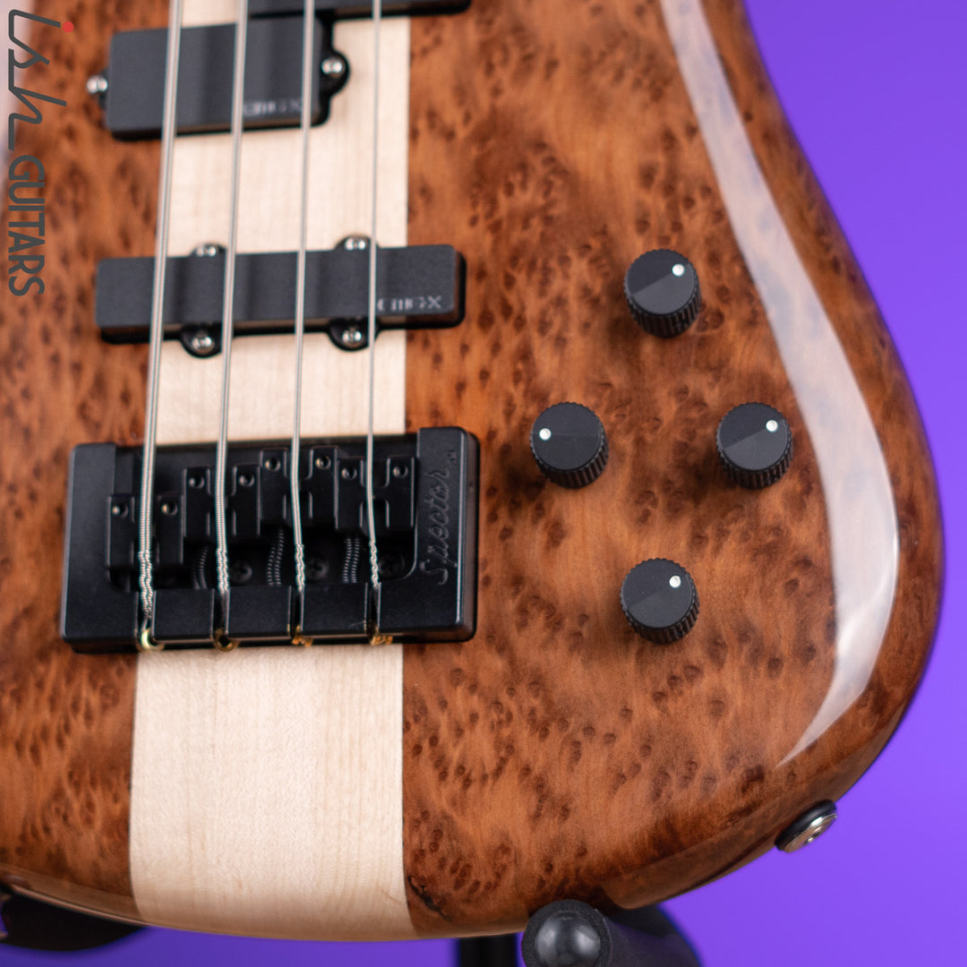 Spector NS-2 4-String Bass Natural Redwood Burl