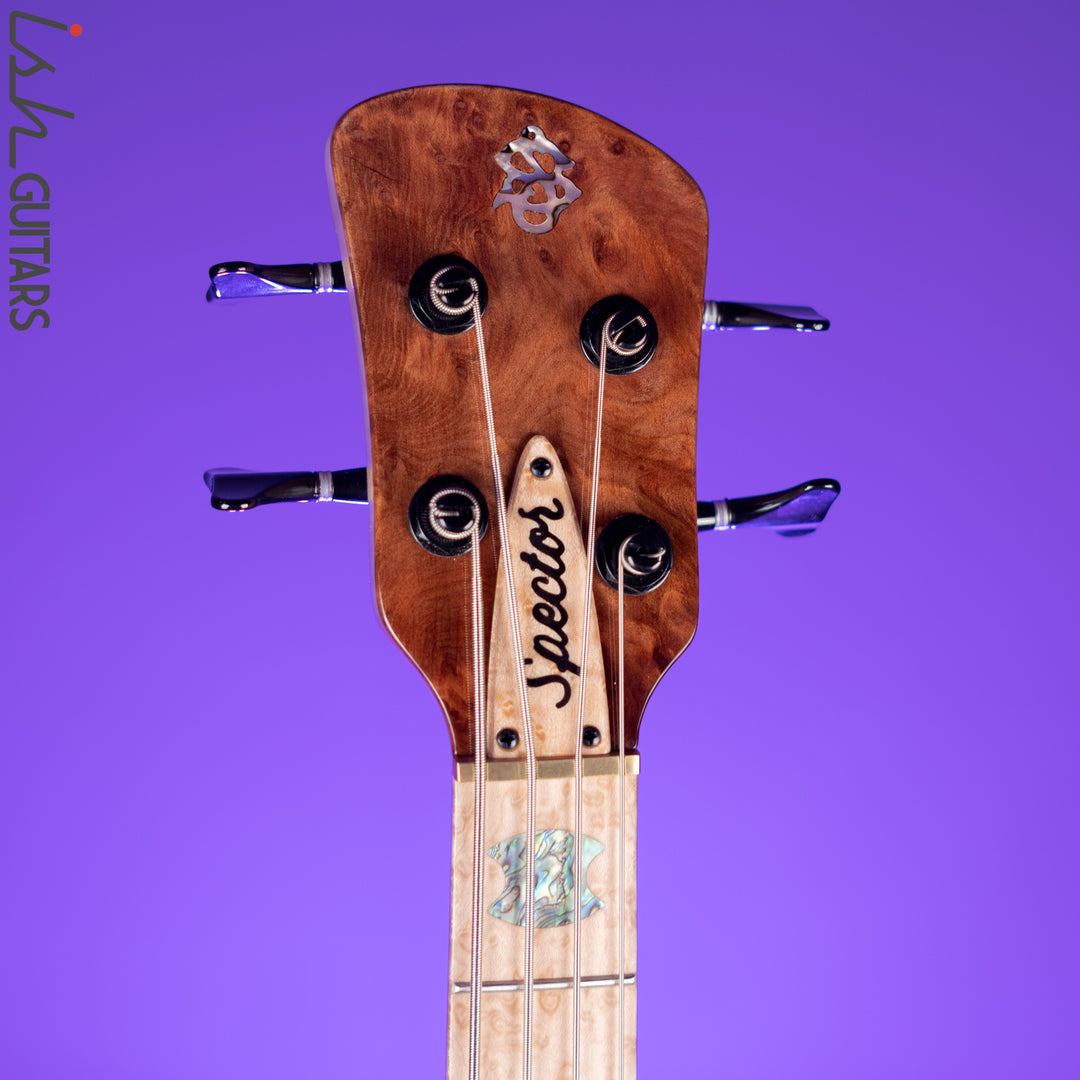 Spector NS-2 4-String Bass Natural Redwood Burl