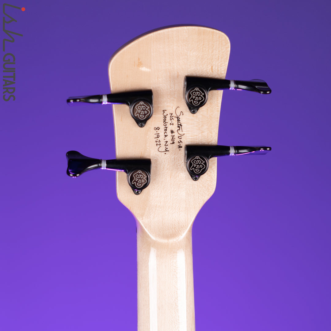 Spector NS-2 4-String Bass Natural Redwood Burl