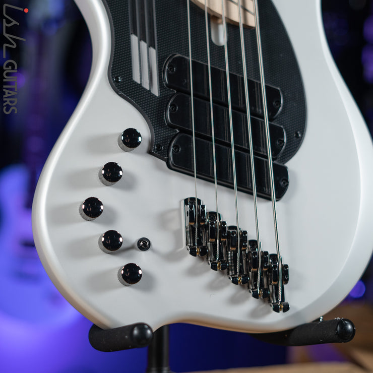 Dingwall NG-3 5-String Bass Left Handed Ducati White