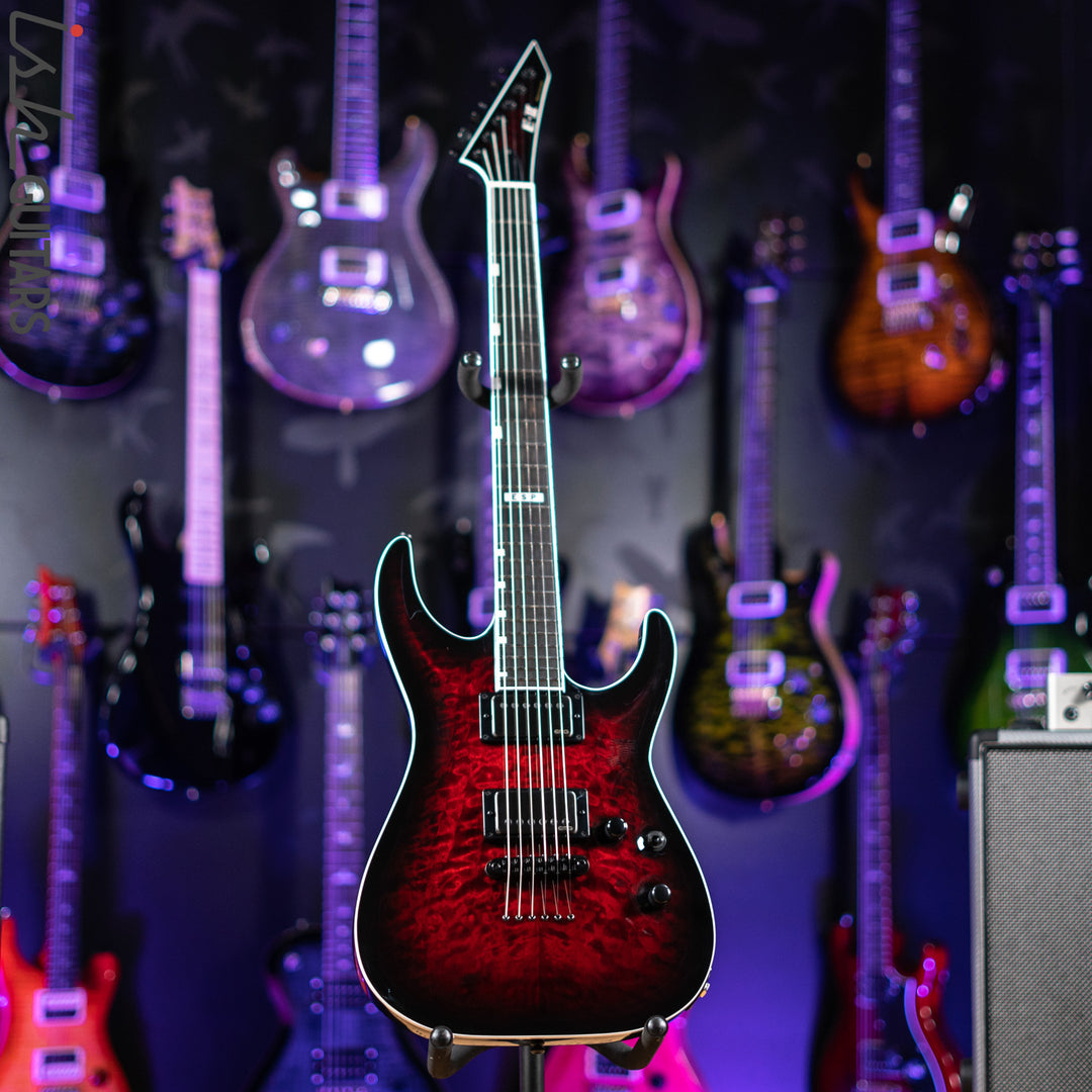 ESP E-II Horizon NT-II See Thru Black Cherry Sunburst