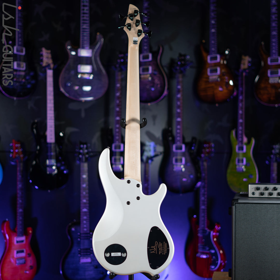 Dingwall NG-3 5-String Bass Left Handed Ducati White