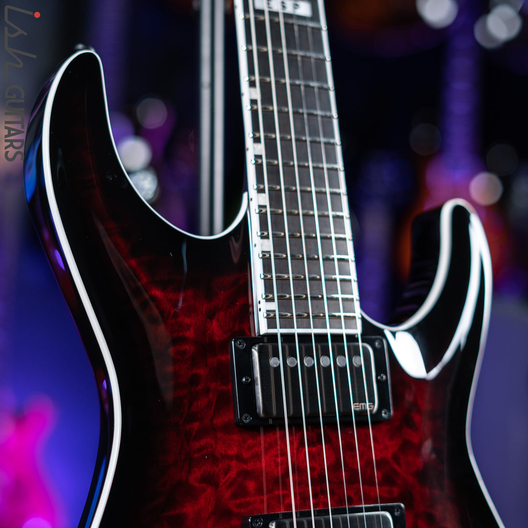 ESP E-II Horizon NT-II See Thru Black Cherry Sunburst