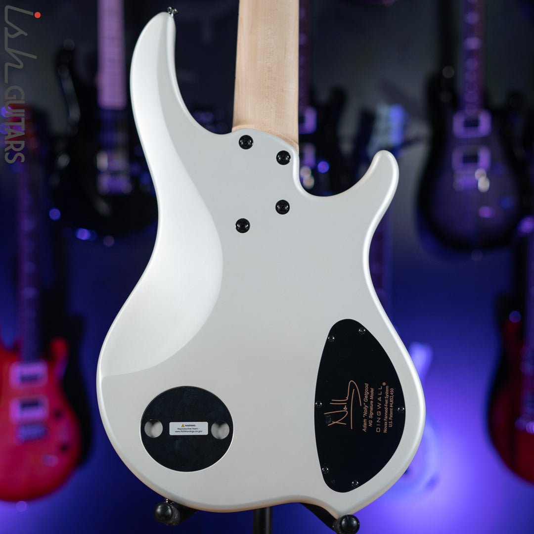 Dingwall NG-3 5-String Bass Left Handed Ducati White