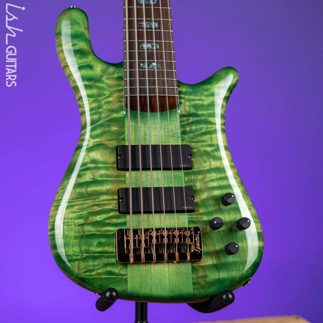 Spector USA NS-6 6-String Bass Blue Green Algae