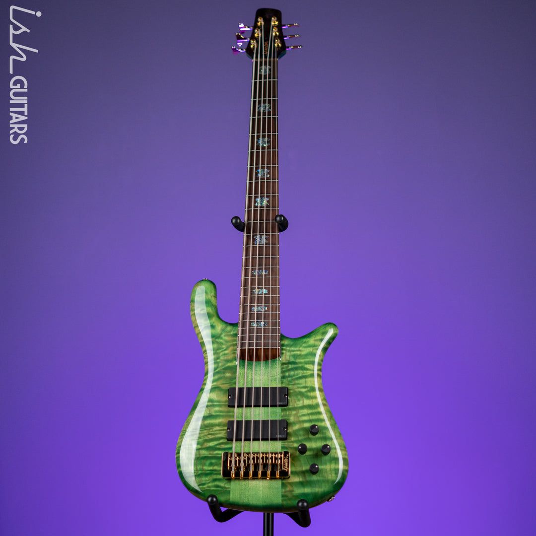 Spector USA NS-6 6-String Bass Blue Green Algae