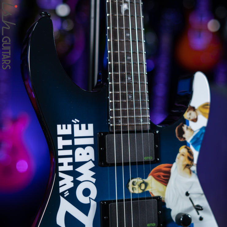 ESP LTD KH-WZ Kirk Hammett Signature White Zombie