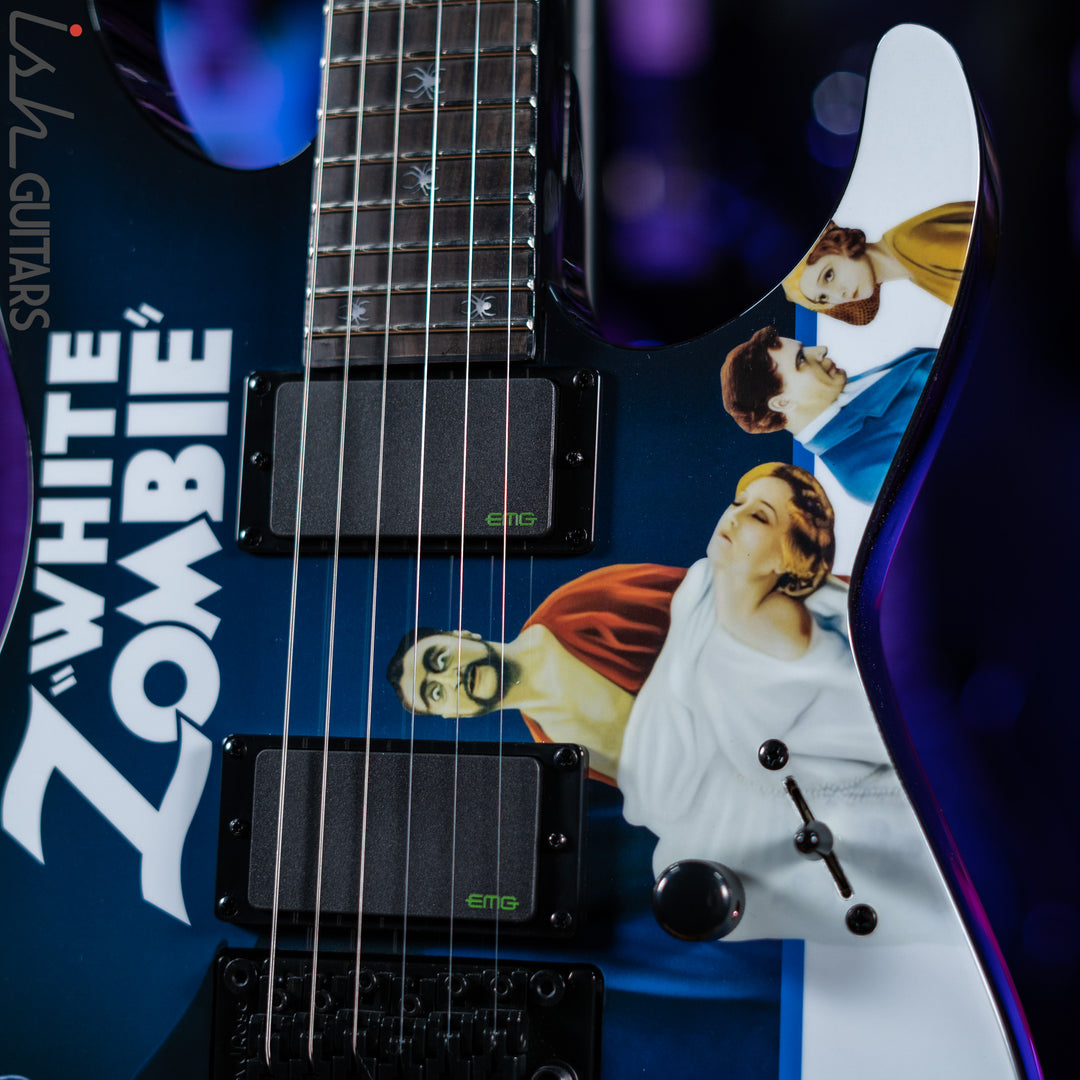 ESP LTD KH-WZ Kirk Hammett Signature White Zombie