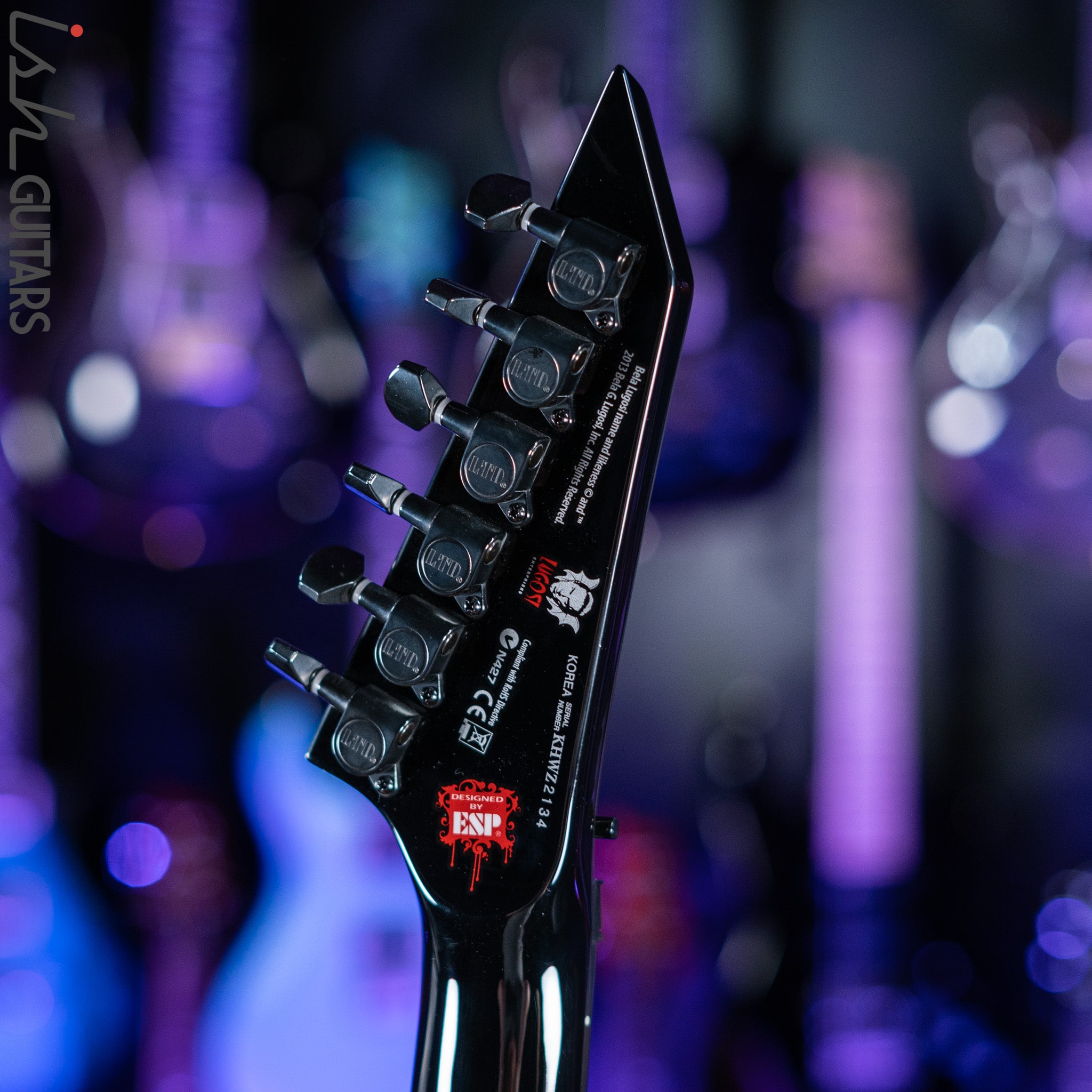 ESP LTD KH-WZ Kirk Hammett Signature White Zombie – Ish Guitars
