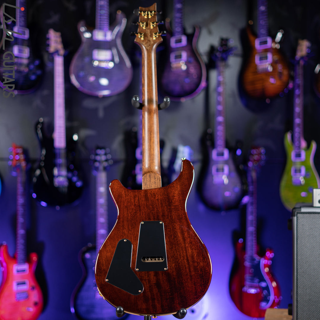 PRS Custom 22 Private Stock Tiger Eye Smoked Burst Birds On A Wire
