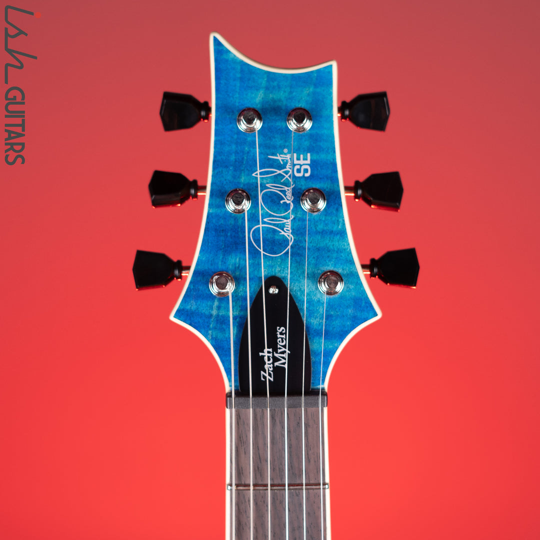 PRS SE Zach Myers Electric Guitar Myers Blue Demo