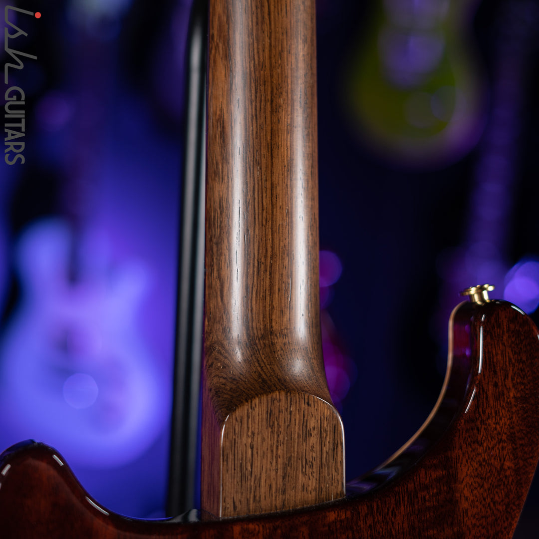 PRS Custom 22 Private Stock Tiger Eye Smoked Burst Birds On A Wire
