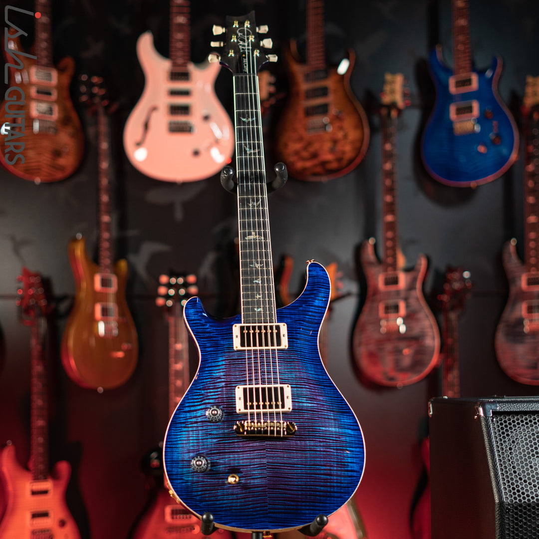 PRS McCarty Lefty Wood Library Violet Purple Burst 10 Top Flame Maple