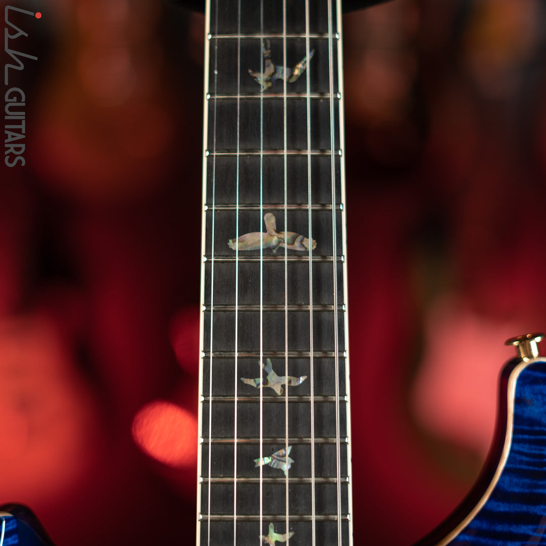 PRS McCarty Lefty Wood Library Violet Purple Burst 10 Top Flame Maple