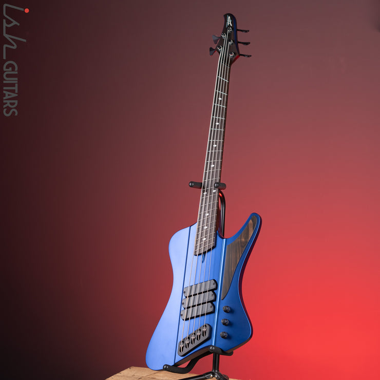 Dingwall D-Roc Custom 5-String Matte Metallic Blueberry