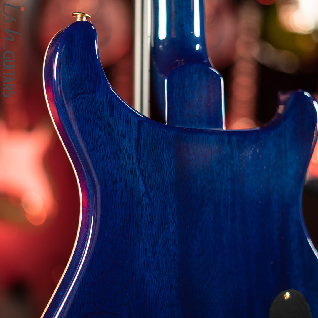 PRS McCarty Lefty Wood Library Violet Purple Burst 10 Top Flame Maple