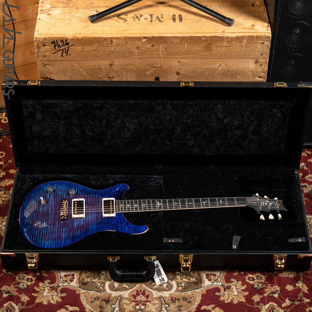 PRS McCarty Lefty Wood Library Violet Purple Burst 10 Top Flame Maple